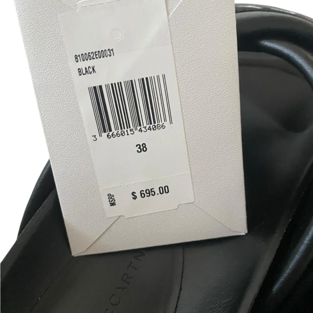 Stella McCartney Logo Platform Slides – Black – Size 38 (US 8) - Picture 3 of 8